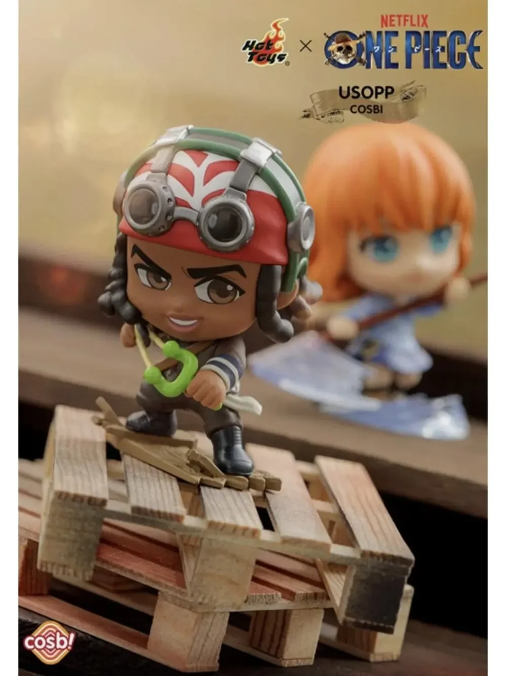 One Piece x Netflix x Cosbi Collectible Figurine Series, Authentic - Usopp, NEW
